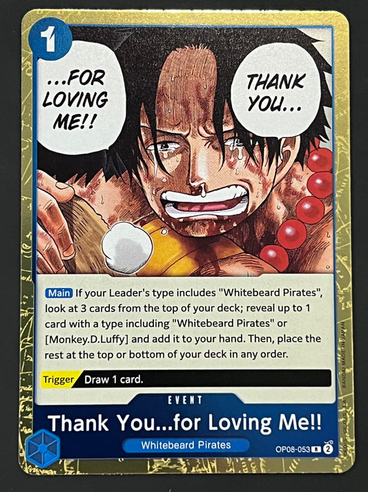 OP08-053 Thank You…for Loving Me!! - One Piece Two Legends Rare