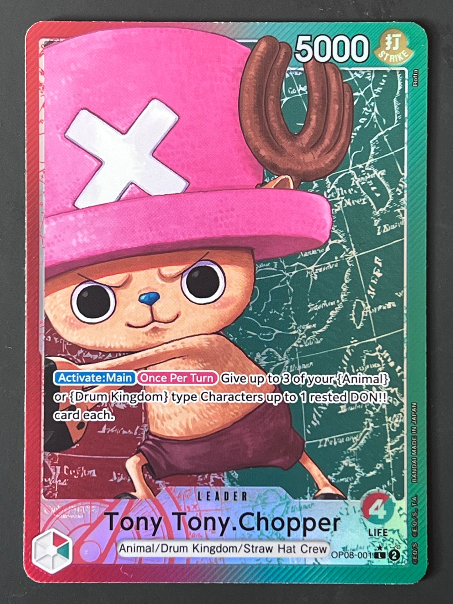 OP08-001 Tony Tony.Chopper - One Piece Two Legends Leader Alt Art