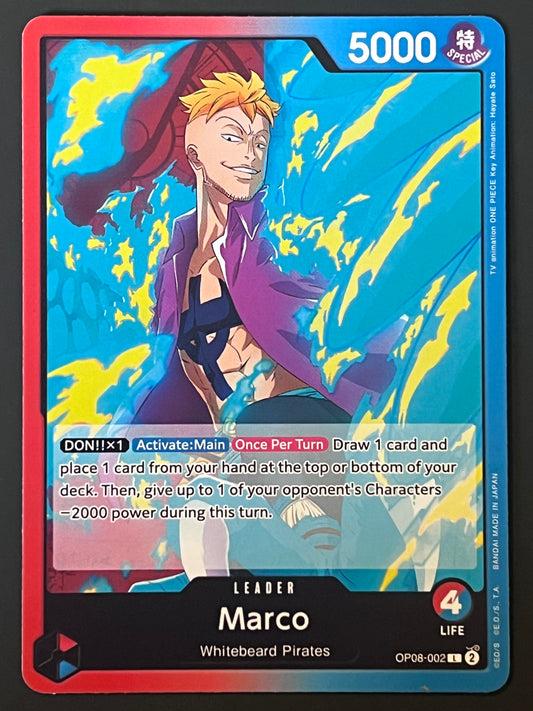 OP08-002 Marco - One Piece Two Legends Leader