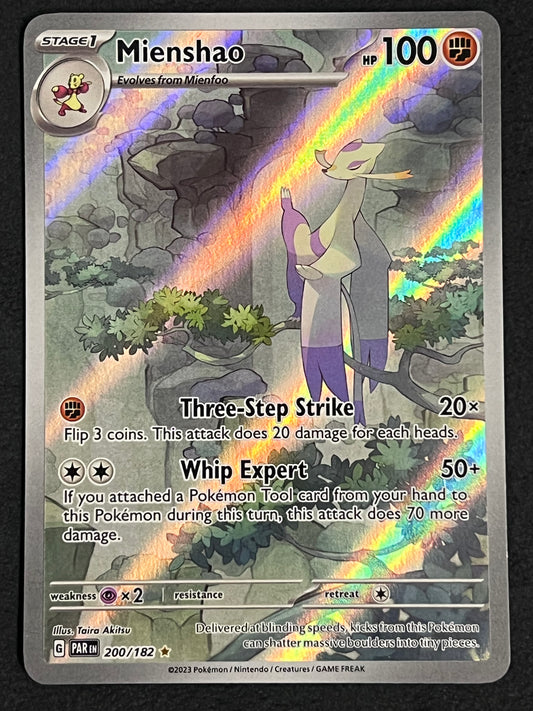 200/182 Mienshao - Pokémon Paradox Rift Illustration Rare