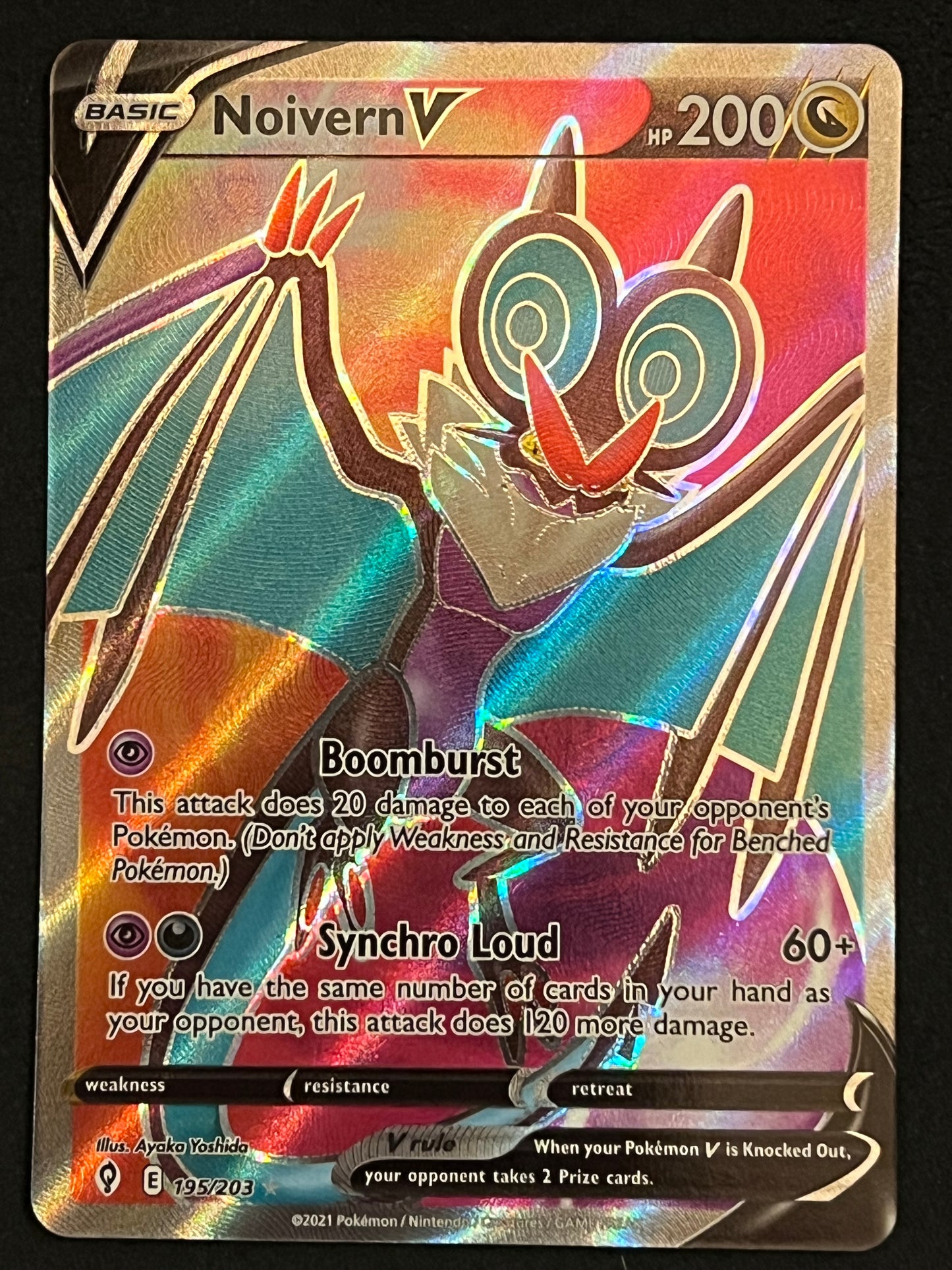 195/203 Noivern V - Evolving Skies Full Art