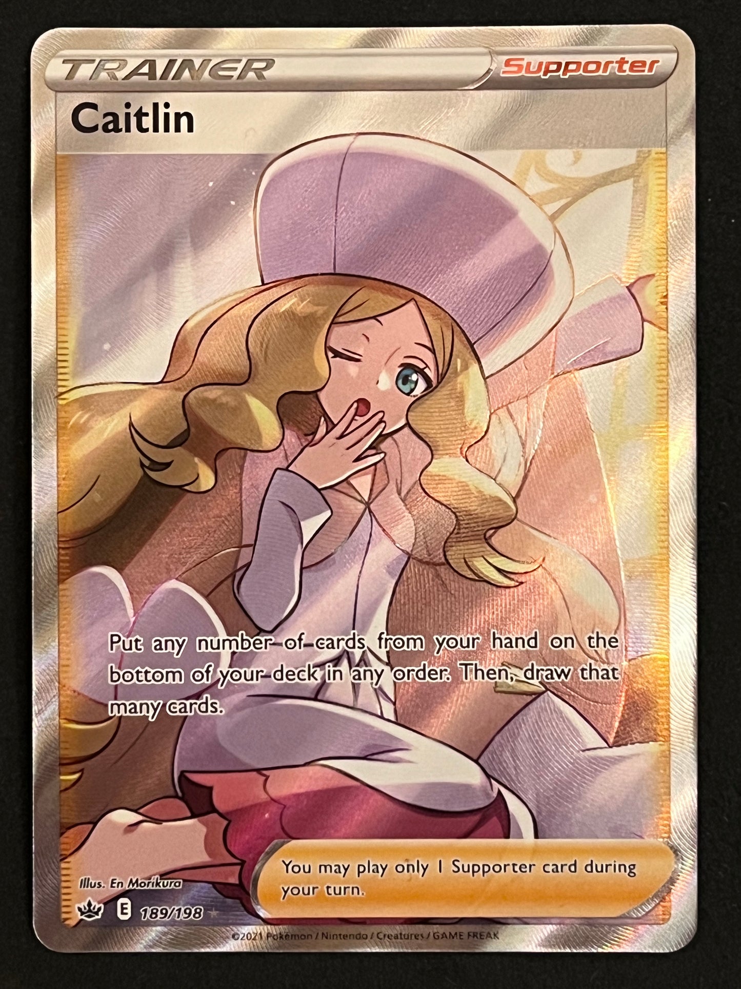 189/198 Caitlin - Pokémon Chilling Reign Full Art