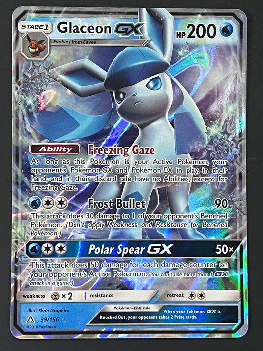 039/156 Glaceon Gx - Pokémon Ultra Prism Ultra Rare