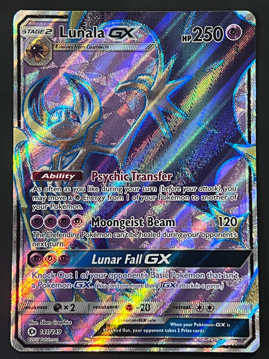 141/149 Lunala Gx - Pokémon Sun/Moon Base Full Art