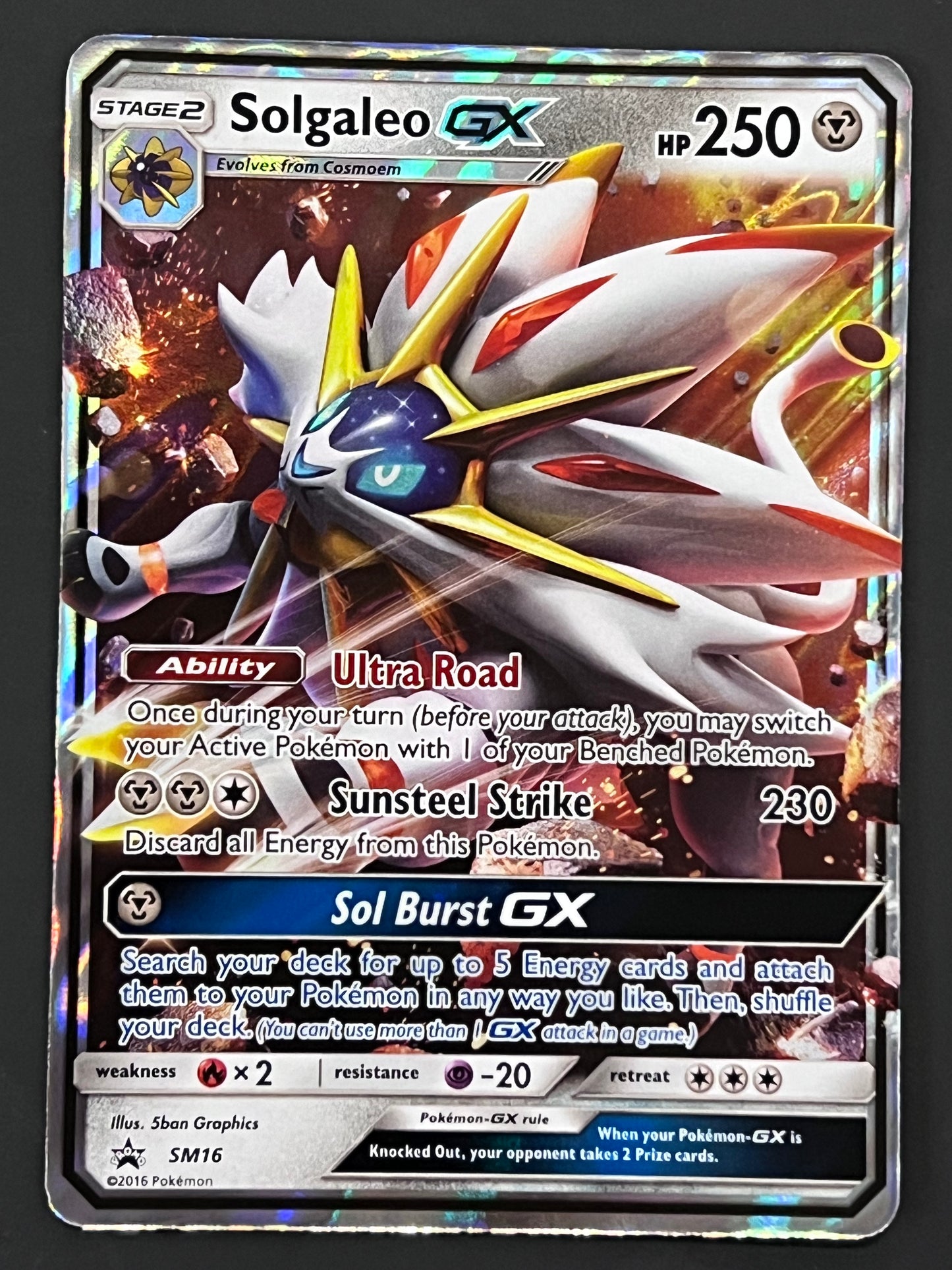 SM016 Solgaleo Gx - Pokémon Black Star Promo