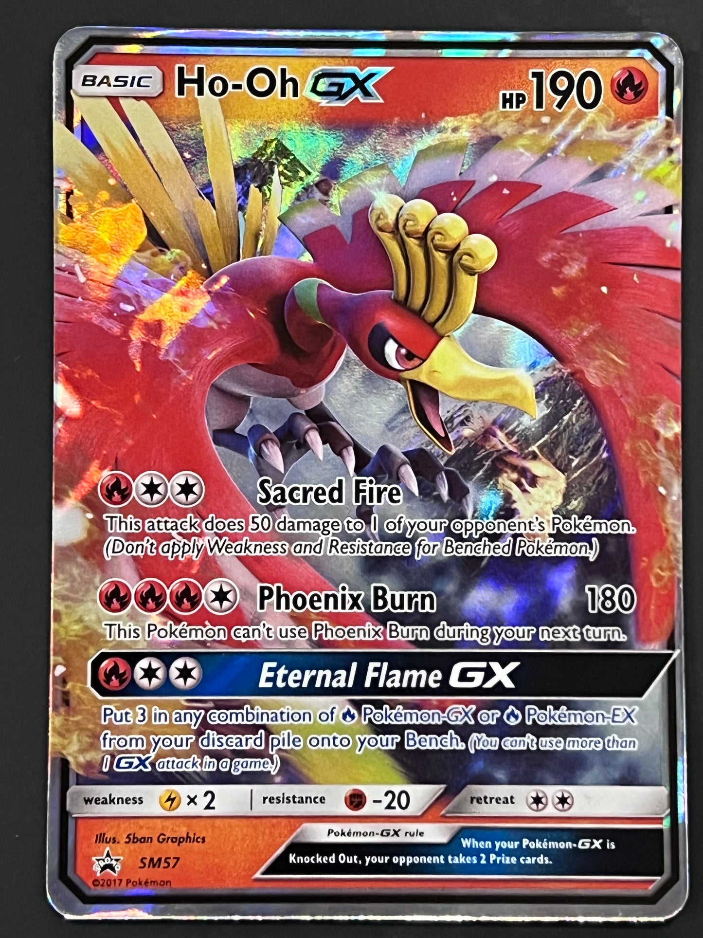 SM057 Ho-Oh Gx - Pokémon Black Star Promo