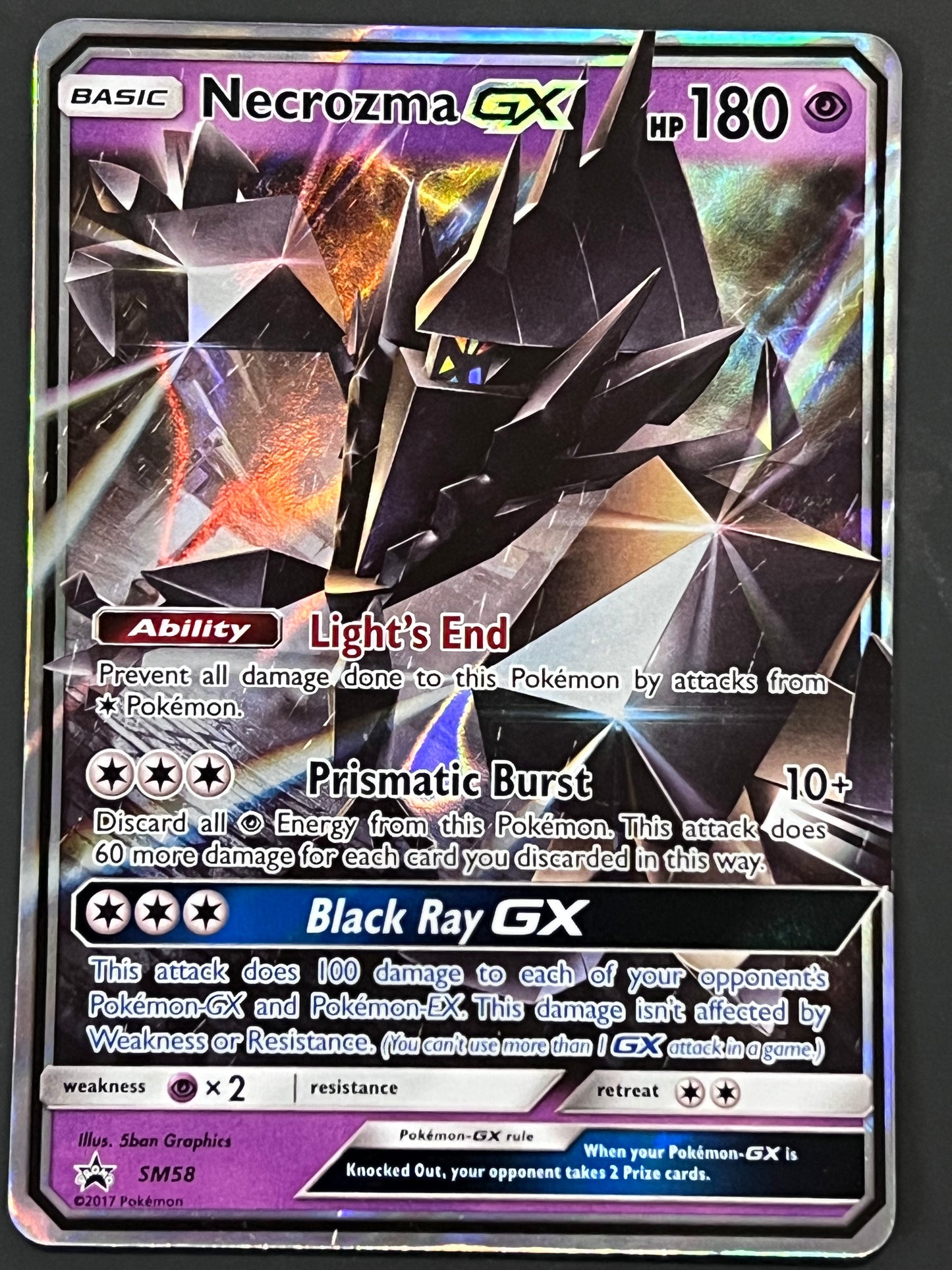 SM058 Necrozma Gx - Pokémon Black Star Promo