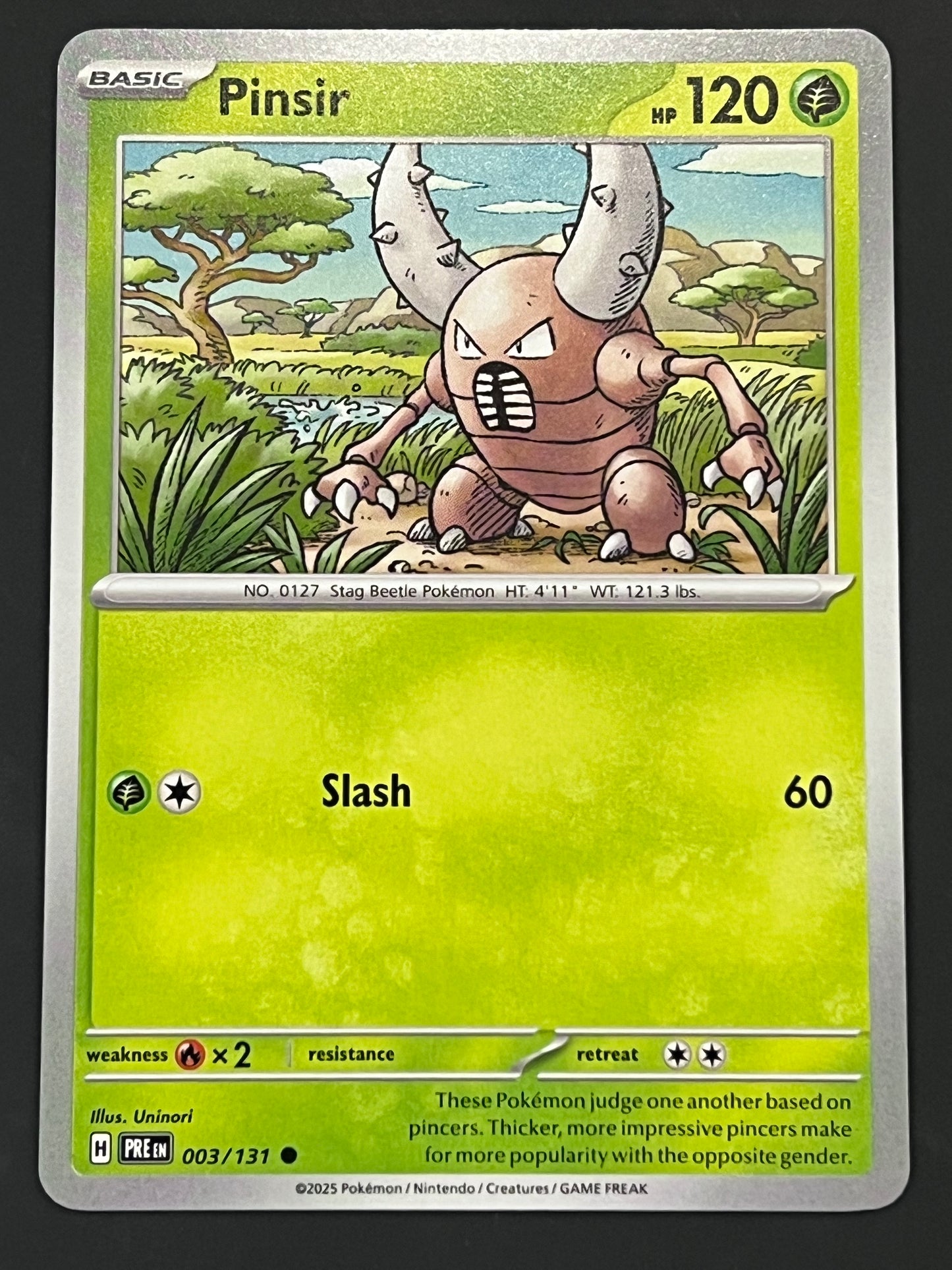 003/131 Pinsir - Pokémon Prismatic Evolutions Common