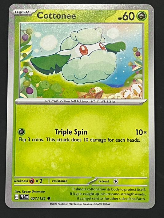 007/131 Cottonee - Pokémon Prismatic Evolutions Common