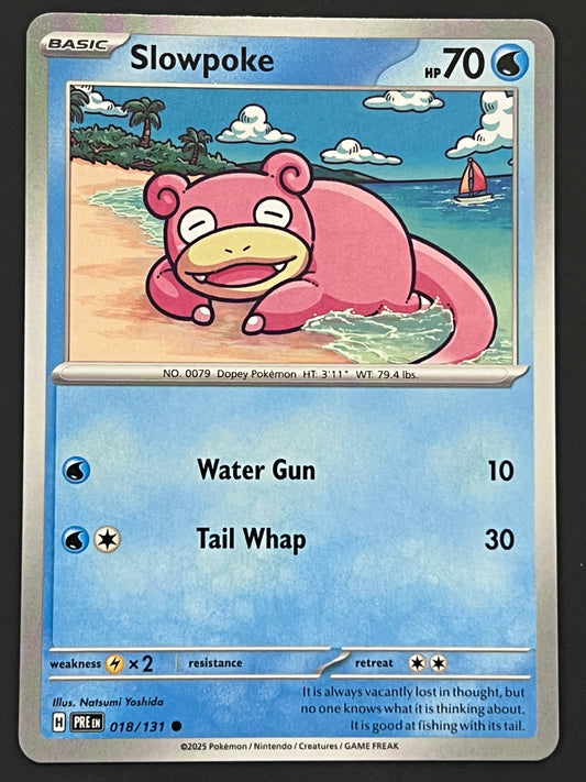 018/131 Slowpoke - Pokémon Prismatic Evolutions Common