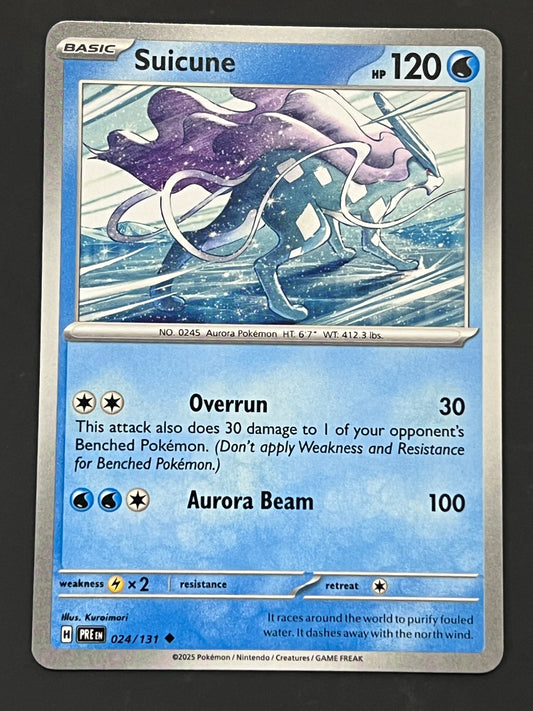 024/131 Suicune - Pokémon Prismatic Evolutions Uncommon