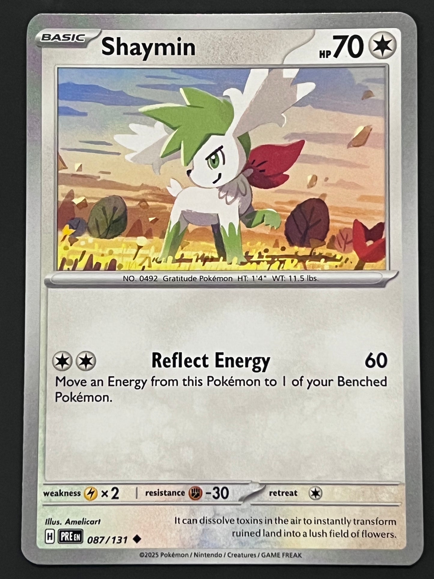 087/131 Shaymin - Pokémon Prismatic Evolutions Uncommon