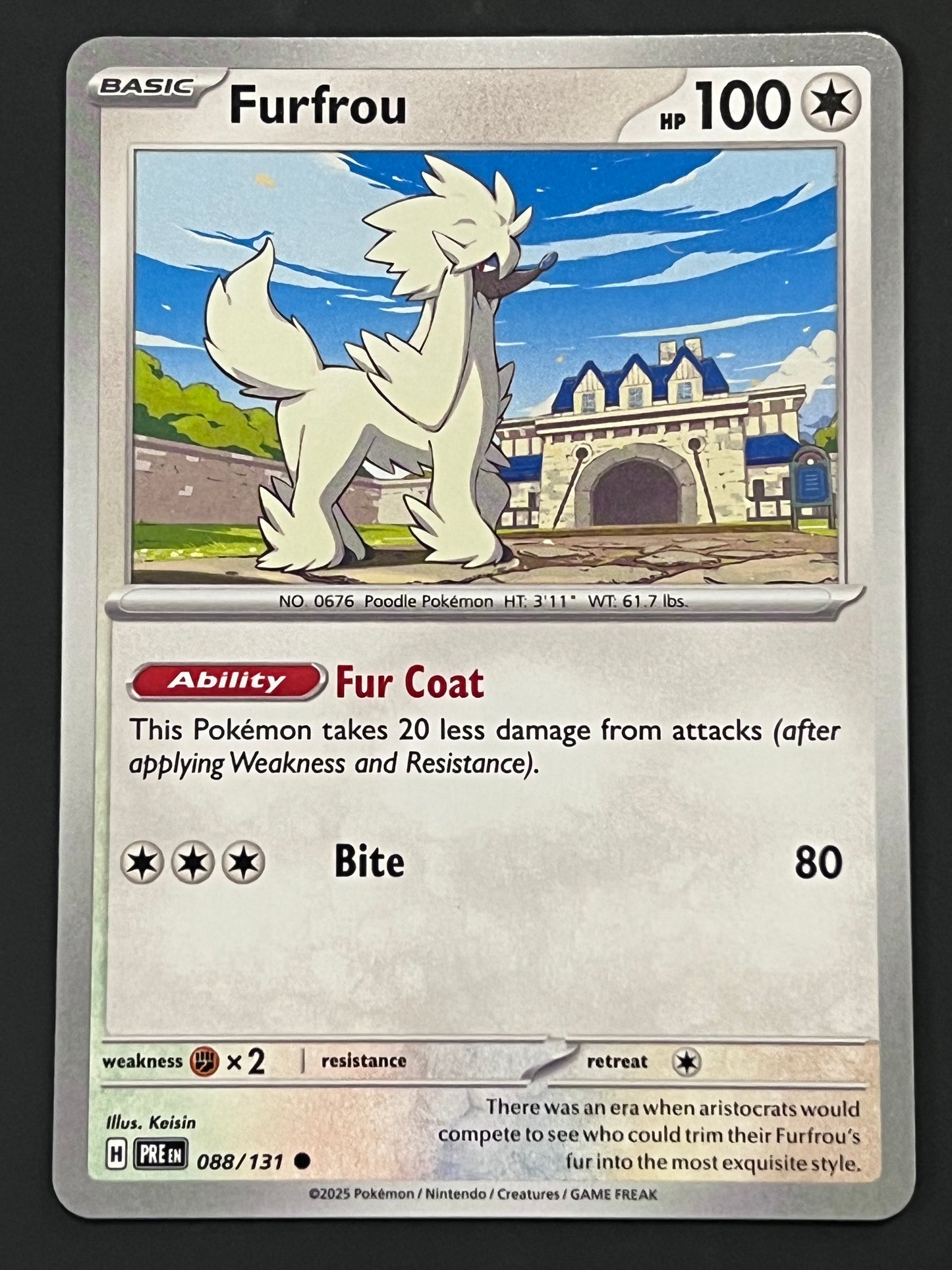 088/131 Furfrou - Pokémon Prismatic Evolutions Common