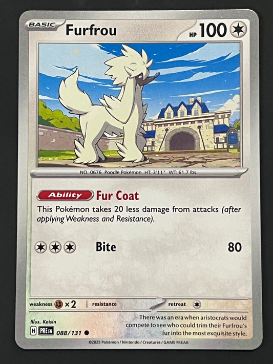 088/131 Furfrou - Pokémon Prismatic Evolutions Common