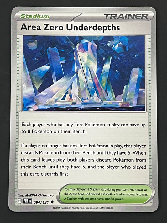 094/131 Area Zero Underdepths - Pokémon Prismatic Evolutions Uncommon