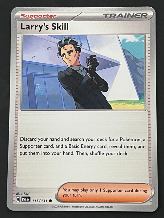 115/131 Larry’s Skill - Pokémon Prismatic Evolutions Common