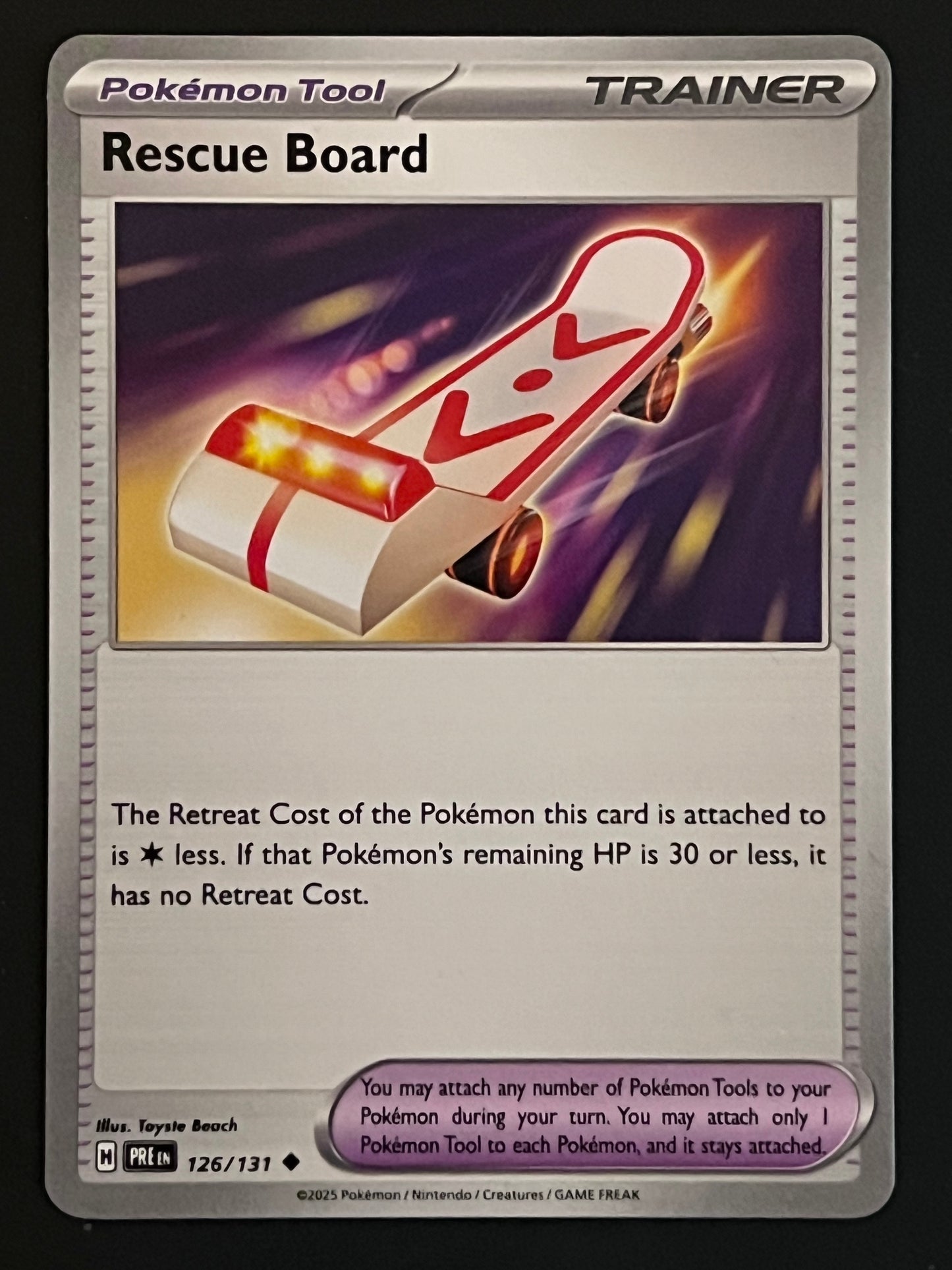 126/131 Rescue Board - Pokémon Prismatic Evolutions Uncommon