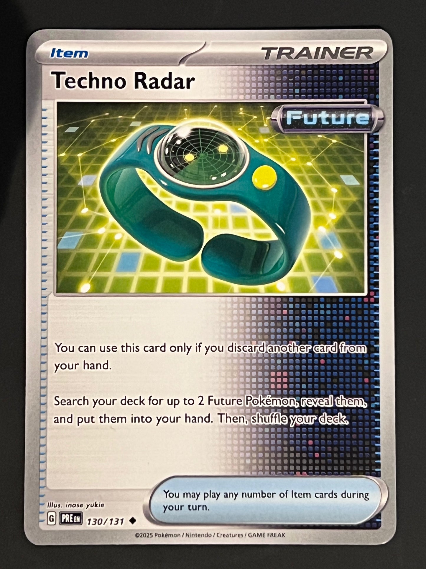 130/131 Techno Radar - Pokémon Prismatic Evolutions Uncommon