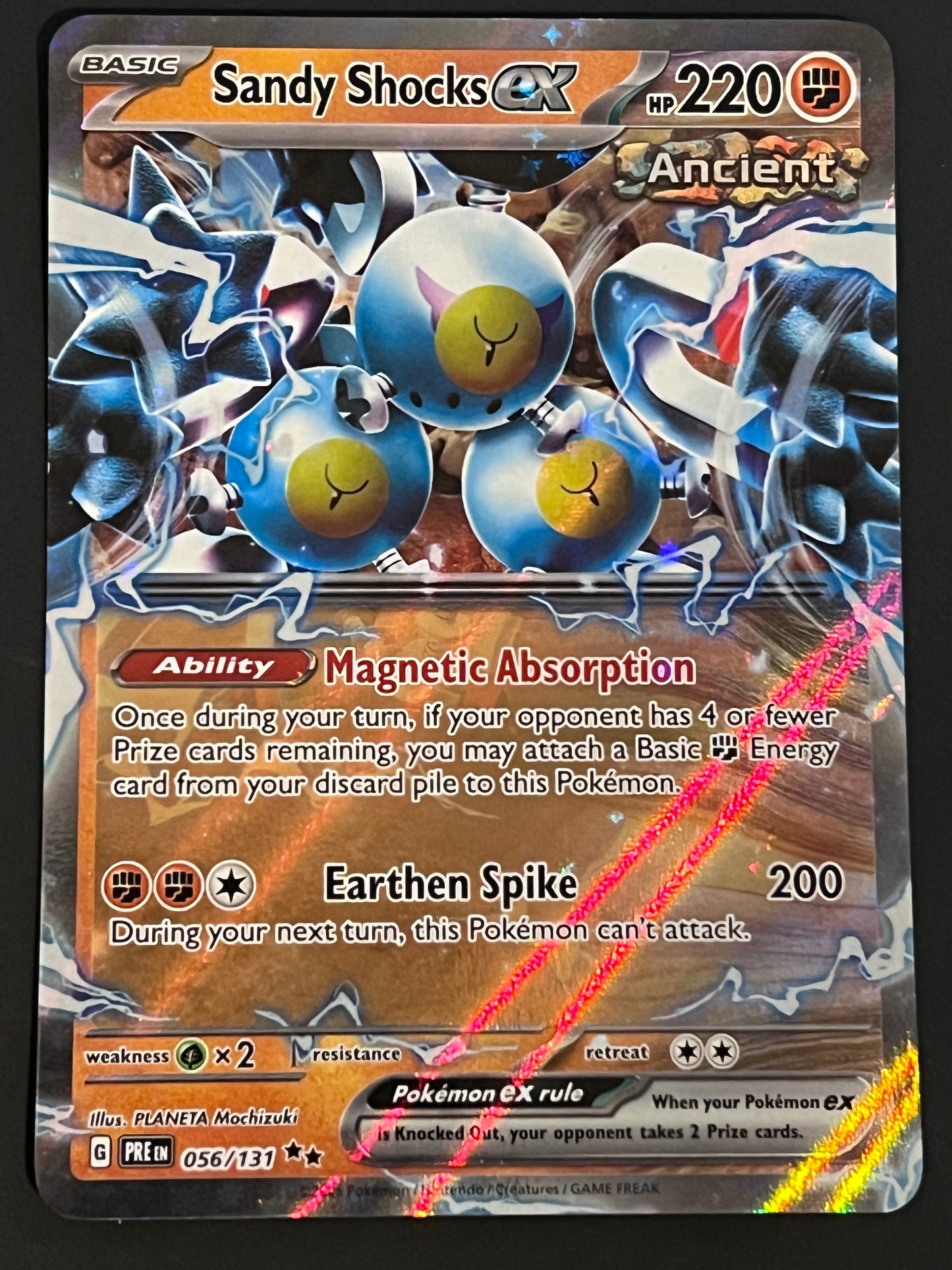 056/131 Sandy Shocks Ex - Pokémon Prismatic Evolutions Double Rare