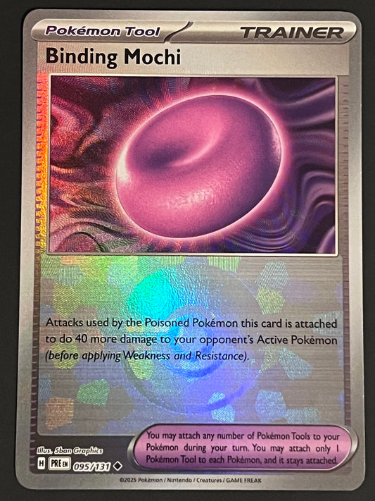 095/131 Binding Mochi - Pokémon Prismatic Evolutions Uncommon Reverse POKEBALL