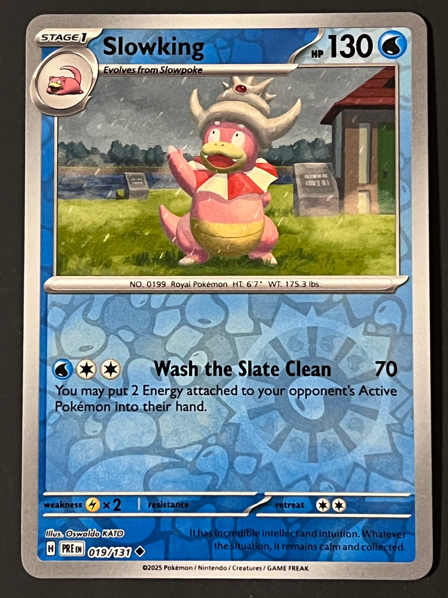 019/131 Slowking - Pokémon Prismatic Evolutions Uncommon Reverse