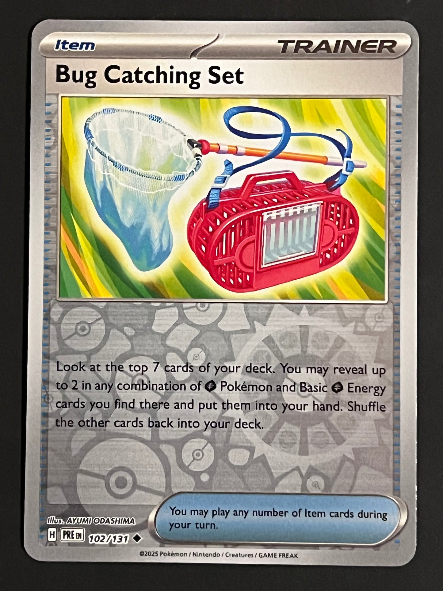 102/131 Bug Catching Set - Pokémon Prismatic Evolutions Uncommon Reverse