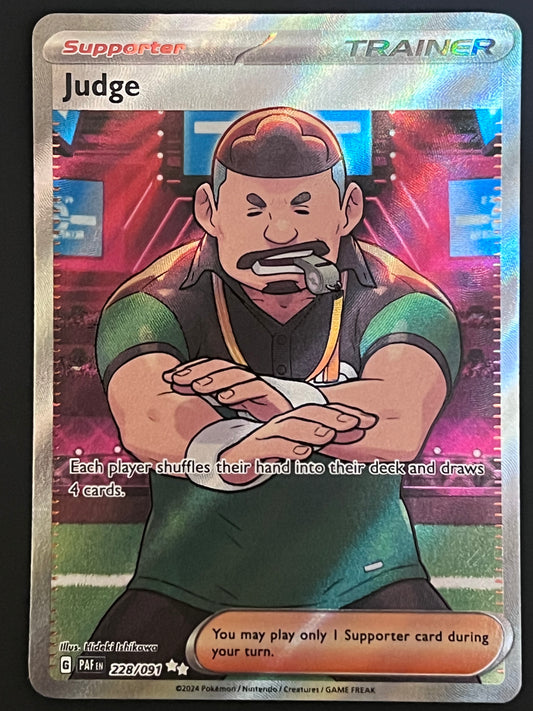 228/091 Judge - Pokémon Paldean Fates Ultra Rare