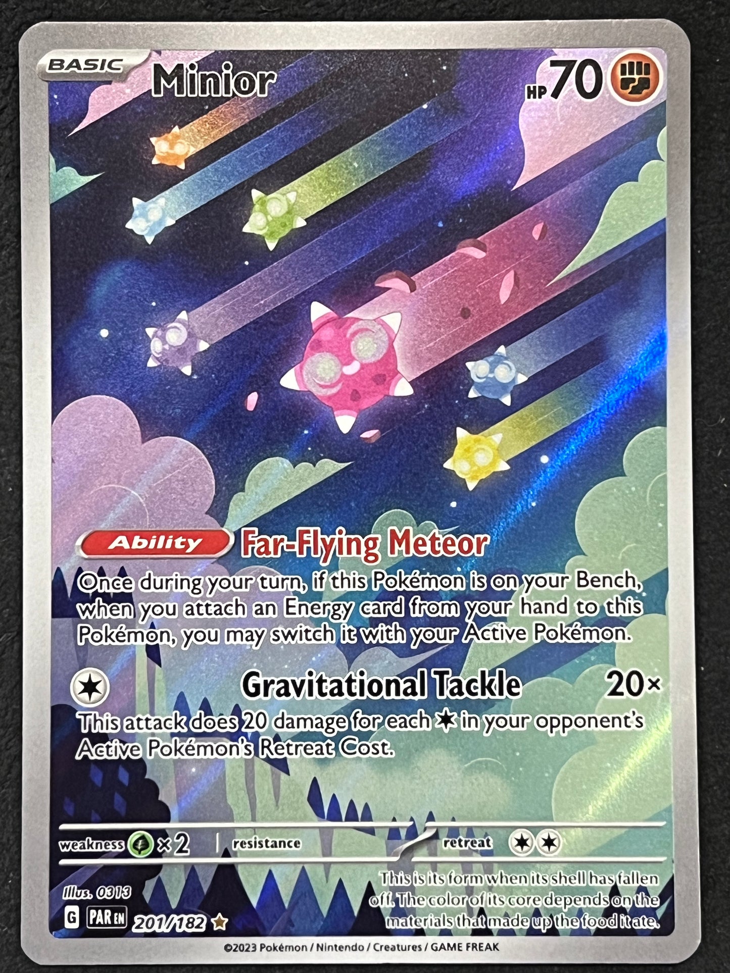 201/182 Minior - Pokémon Paradox Rift Illustration Rare