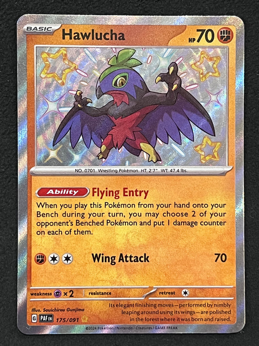 175/091 Hawlucha - Pokémon Paldean Fates Shiny Rare