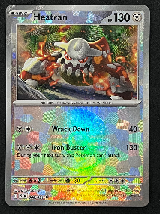 068/131 Heatran - Pokémon Prismatic Evolutions Uncommon Reverse POKEBALL