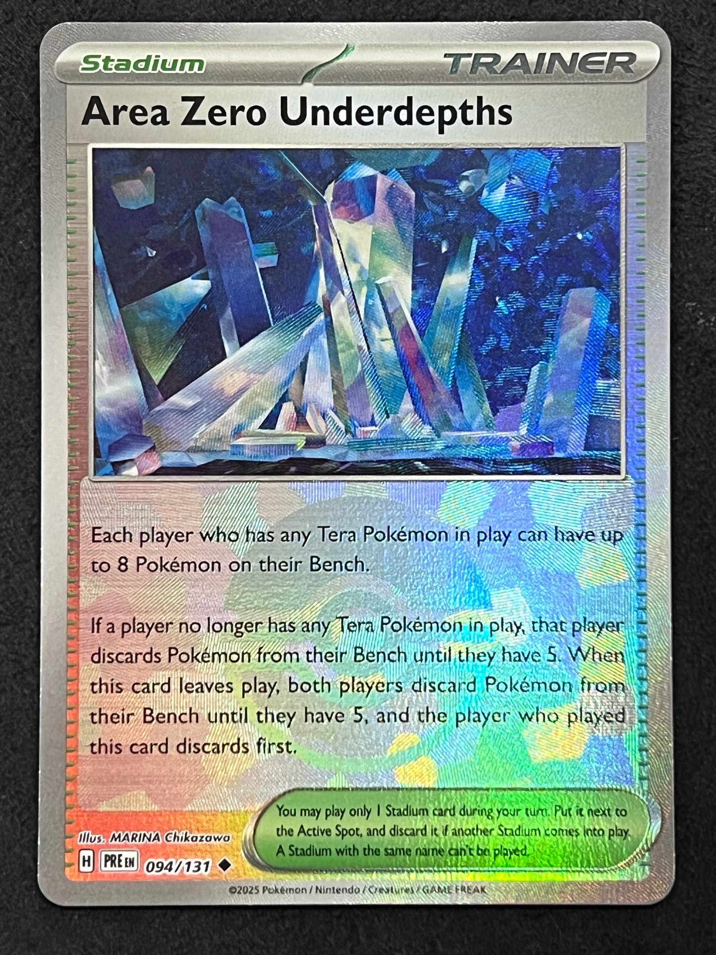 094/131 Area Zero Underdepths - Pokémon Prismatic Evolutions Uncommon Reverse POKEBALL