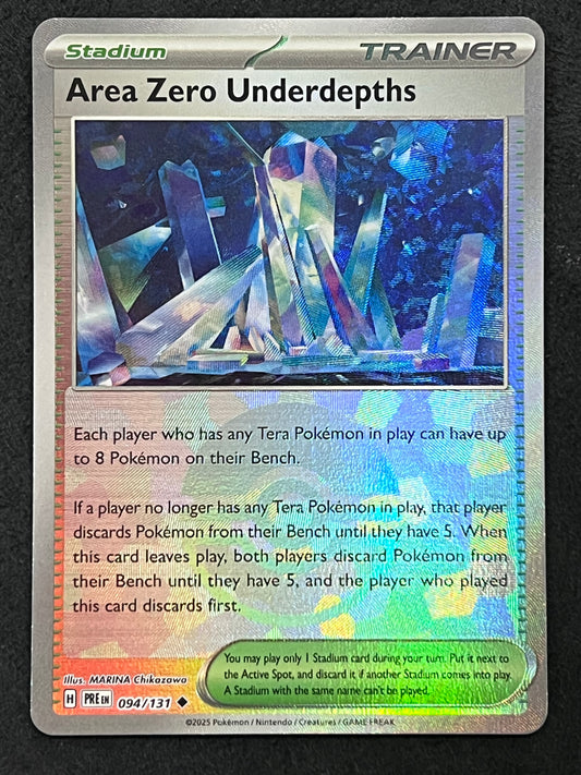 094/131 Area Zero Underdepths - Pokémon Prismatic Evolutions Uncommon Reverse POKEBALL