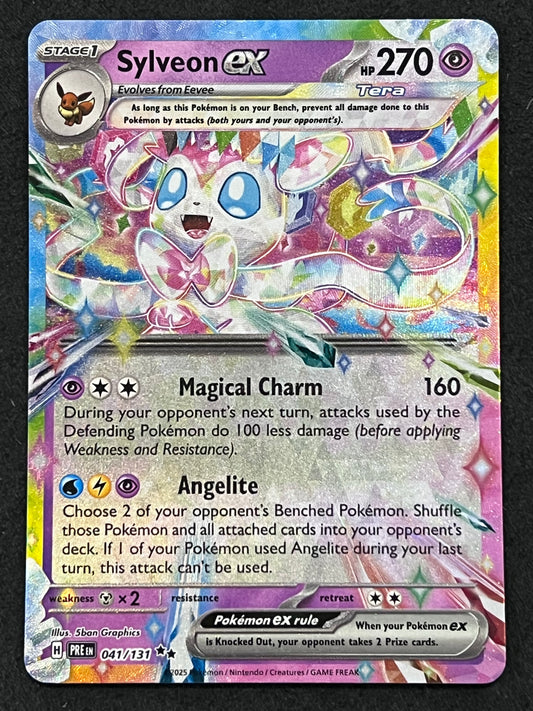 041/131 Sylveon Ex - Pokémon Prismatic Evolutions Double Rare