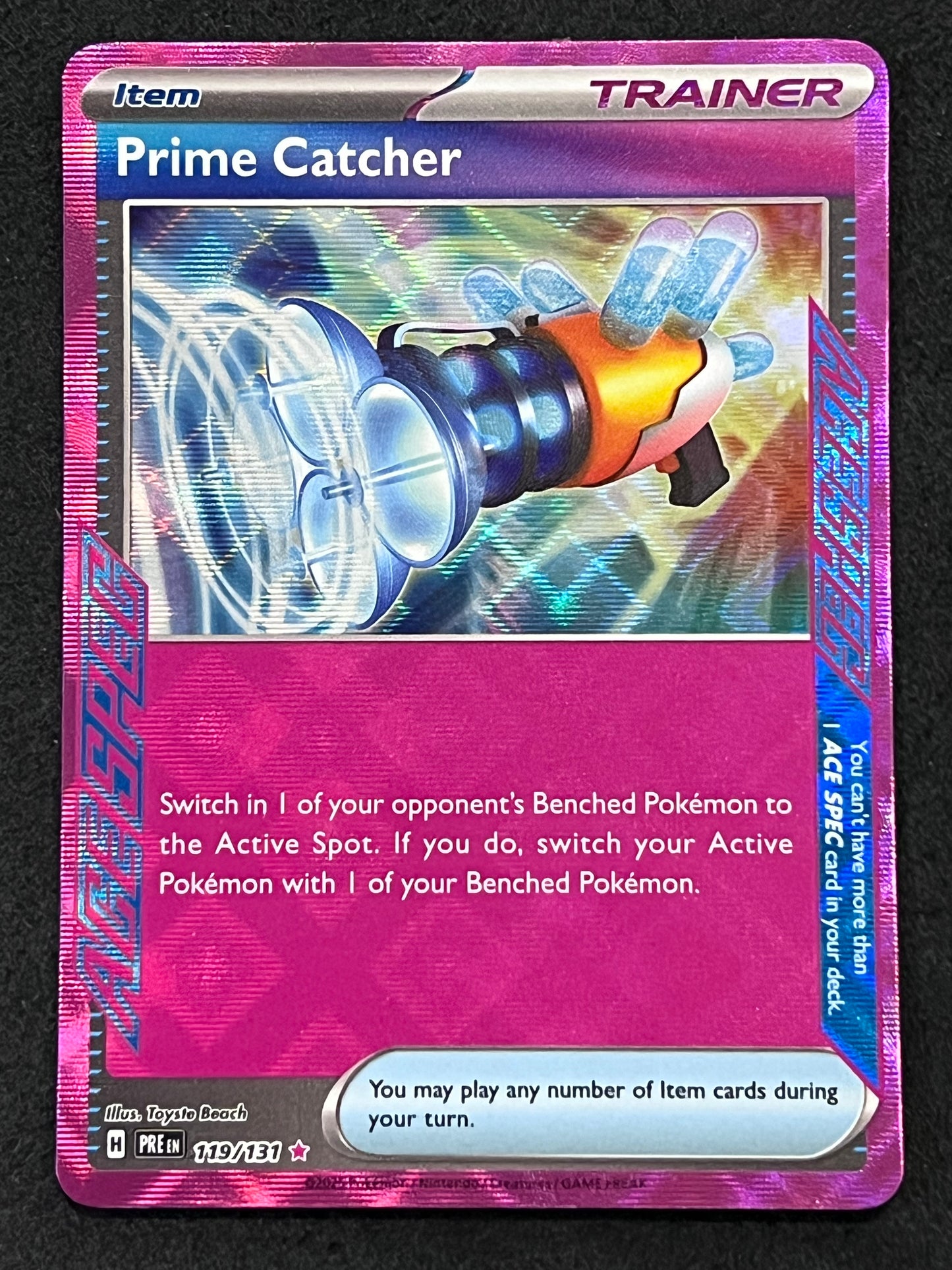 119/131 Prime Catcher - Pokémon Prismatic Evolutions Ace Spec