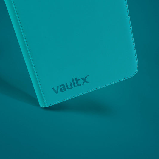 VaultX 9-Pocket Exo-Tec Zip Binder - Ocean Blue