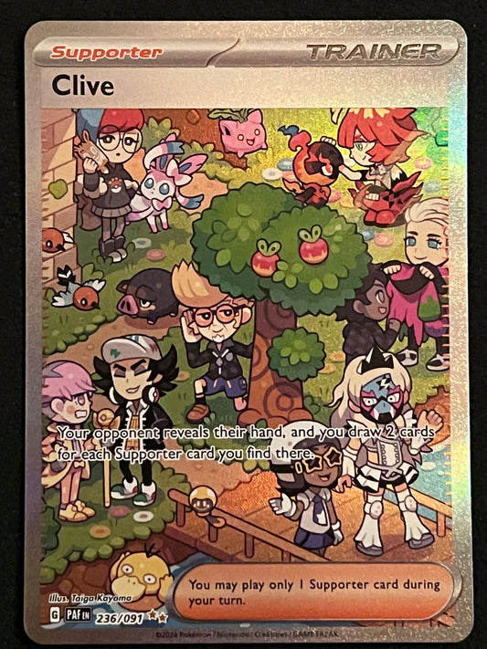 236/091 Clive - Pokémon Paldean Fates Special Illustration Rare