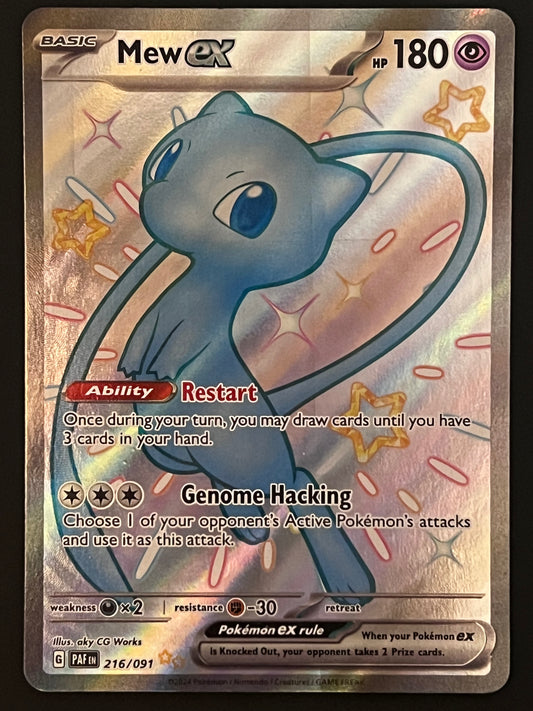 216/091 Mew Ex - Pokémon Paldean Fates Ultra Rare