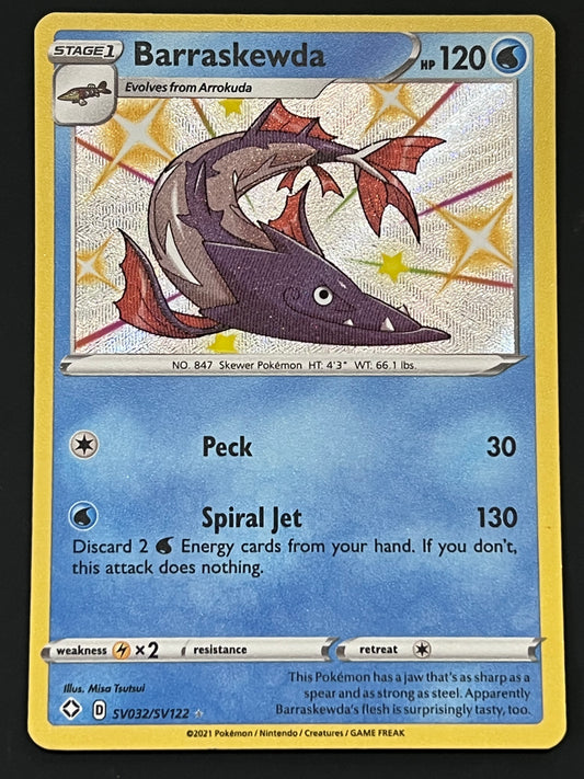 Barraskewda - SV032/SV122 Shining Fates Rare Shiny Holo