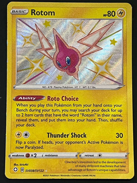 Rotom - SV038/SV122 Shining Fates Rare Shiny Holo