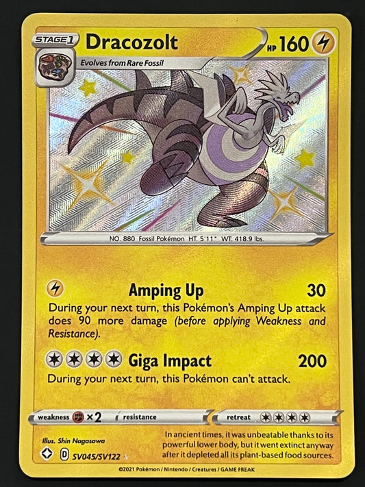 Dracozolt - SV045/SV122 Shining Fates Rare Shiny Holo