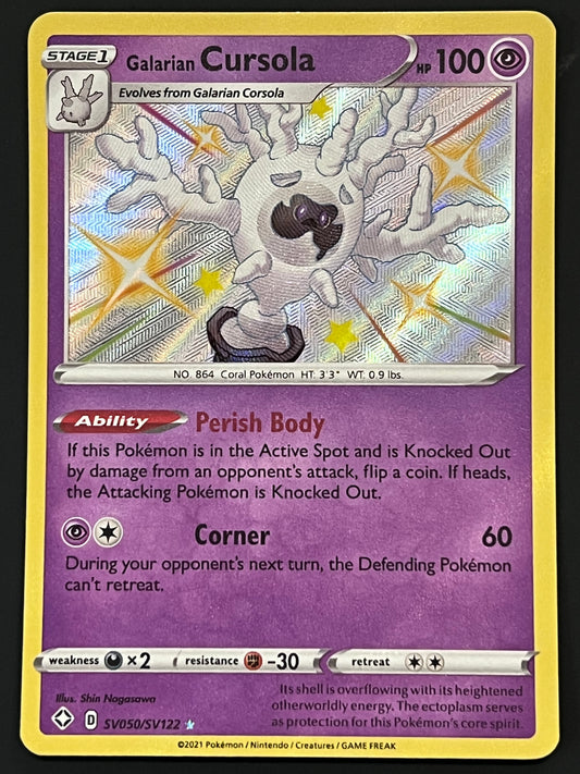 Galarian Cursola - SV050/SV122 Shining Fates Rare Shiny Holo