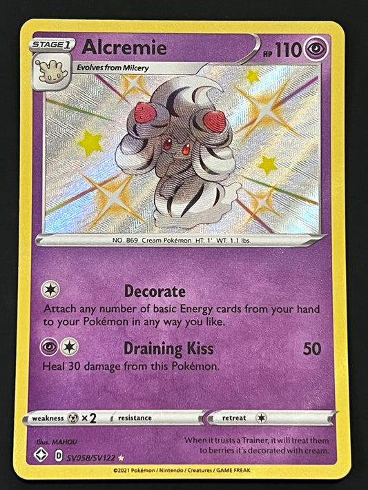 Alcremie - SV058/SV122 Shining Fates Rare Shiny Holo