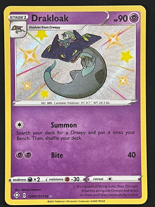 Drakloak - SV061/SV122 Shining Fates Rare Shiny Holo