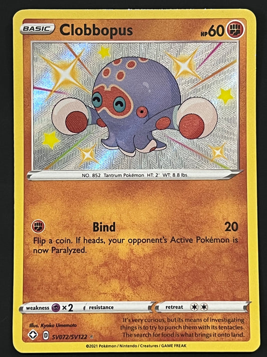 Clobbopus - SV072/SV122 Shining Fates Rare Shiny Holo