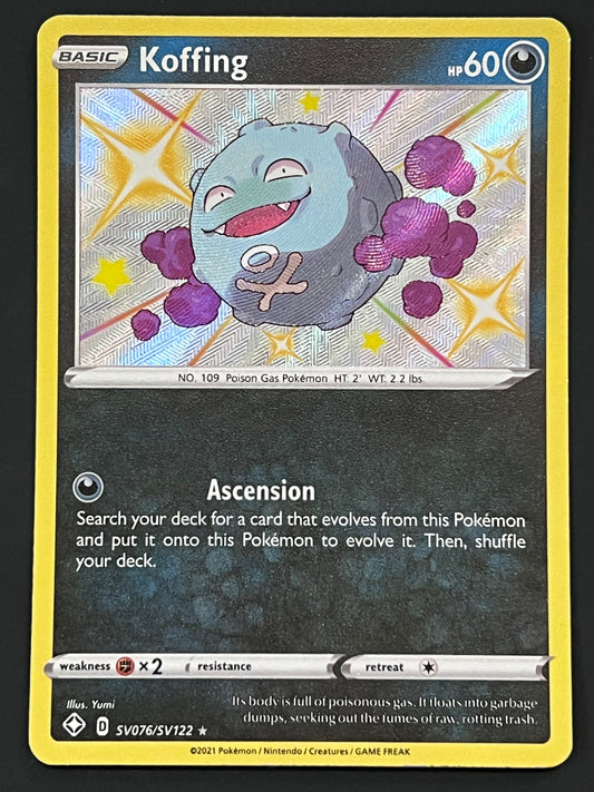 Koffing - SV076/SV122 Shining Fates Rare Shiny Holo