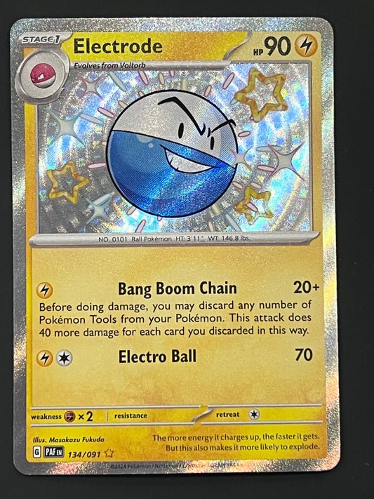 134/091 Electrode - Pokémon Paldean Fates Shiny Rare