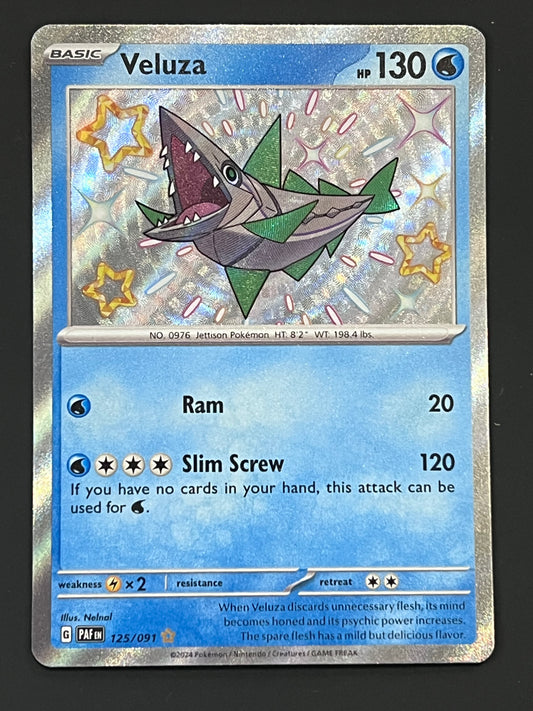 125/091 Veluza - Pokémon Paldean Fates Shiny Rare