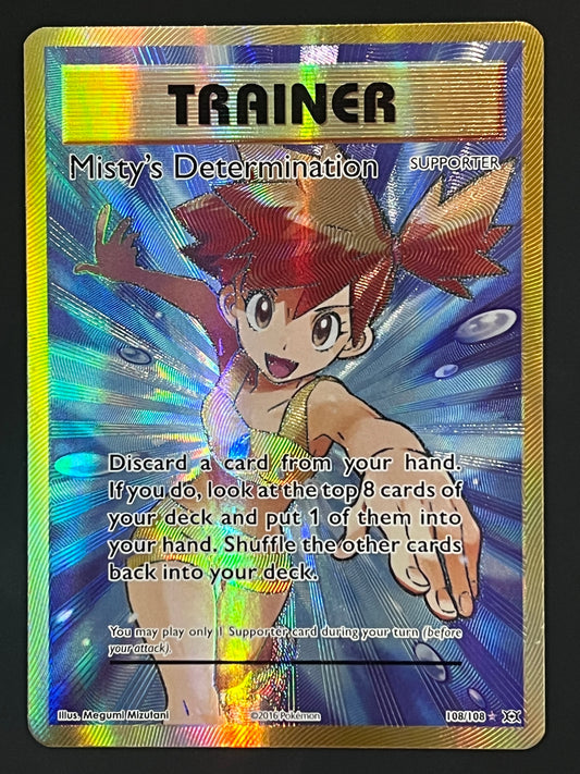 Misty’s Determination - 108/108 Evolutions Full Art Trainer