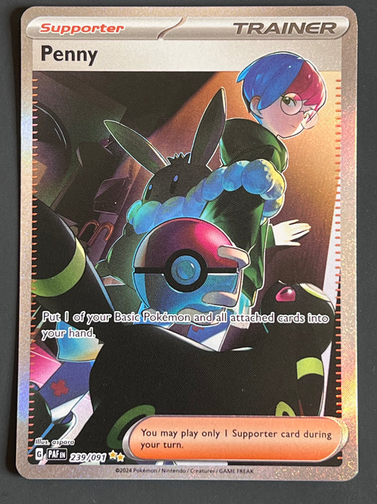 239/091 Penny - Pokémon Paldean Fates Special Illustration Rare