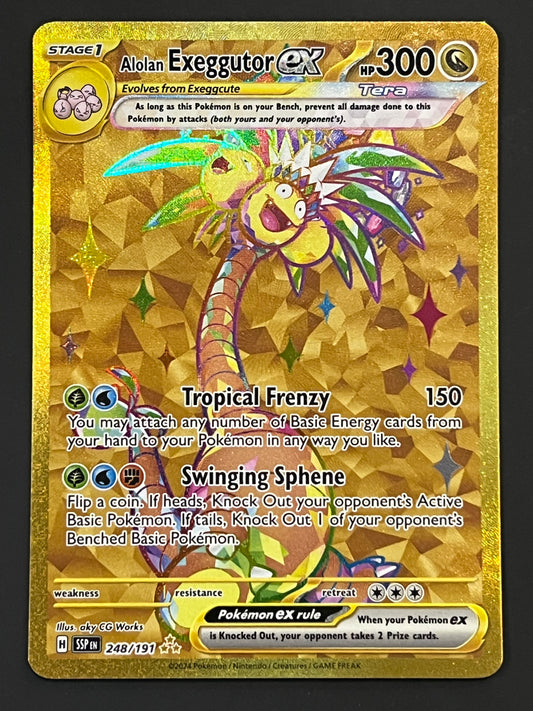 248/191 Alolan Exeggutor Ex - Pokémon Surging Sparks Hyper Rare